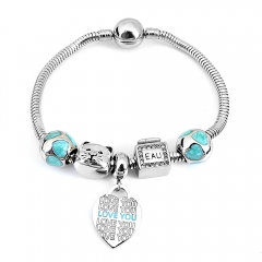 Stainless steel jewelry Pandor a Charms Bracelet wholesale