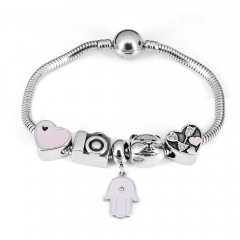 Stainless steel jewelry Pandor a Charms Bracelet wholesale