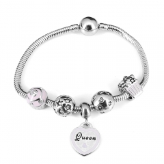 Stainless steel jewelry Pandor a Charms Bracelet wholesale