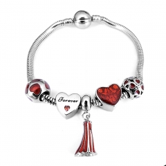 Stainless steel jewelry Pandor a Charms Bracelet wholesale