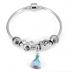 Stainless steel jewelry Pandor a Charms Bracelet wholesale
