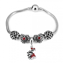 Stainless steel jewelry Pandor a Charms Bracelet wholesale