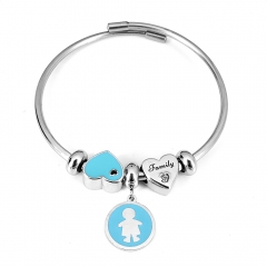 Stainless steel jewelry Pandor a Charms Bracelet wholesale