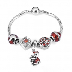 Stainless steel jewelry Pandor a Charms Bracelet wholesale