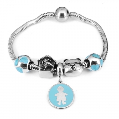 Stainless steel jewelry Pandor a Charms Bracelet wholesale