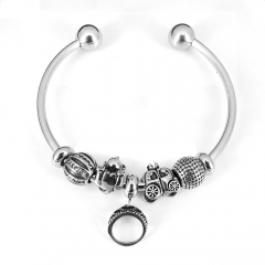 Stainless steel jewelry Pandor a Charms Bracelet wholesale