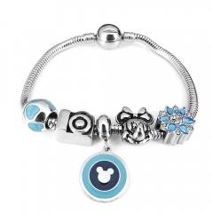 Stainless steel jewelry Pandor a Charms Bracelet wholesale