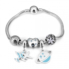 Stainless steel jewelry Pandor a Charms Bracelet wholesale