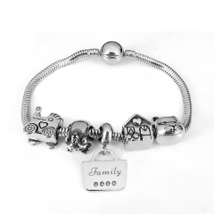 Stainless steel jewelry Pandor a Charms Bracelet wholesale