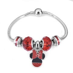 Stainless steel jewelry Pandor a Charms Bracelet wholesale