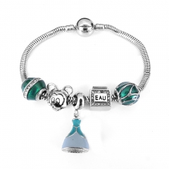 Stainless steel jewelry Pandor a Charms Bracelet wholesale