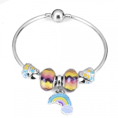 Stainless steel jewelry Pandor a Charms Bracelet wholesale