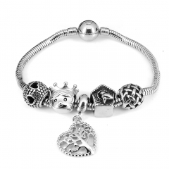 Stainless steel jewelry Pandor a Charms Bracelet wholesale