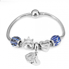 Stainless steel jewelry Pandor a Charms Bracelet wholesale