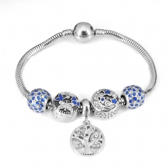 Stainless steel jewelry Pandor a Charms Bracelet wholesale