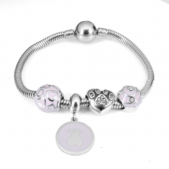 Stainless steel jewelry Pandor a Charms Bracelet wholesale