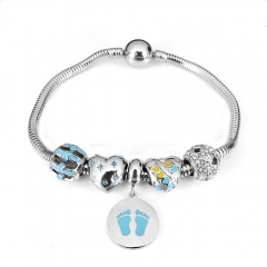 Stainless steel jewelry Pandor a Charms Bracelet wholesale