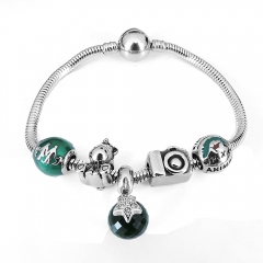 Stainless steel jewelry Pandor a Charms Bracelet wholesale