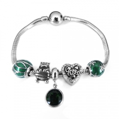 Stainless steel jewelry Pandor a Charms Bracelet wholesale