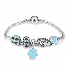 Stainless steel jewelry Pandor a Charms Bracelet wholesale