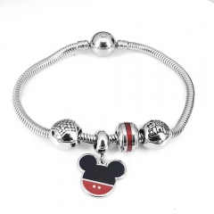 Stainless steel jewelry Pandor a Charms Bracelet wholesale