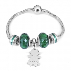 Stainless steel jewelry Pandor a Charms Bracelet wholesale
