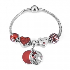 Stainless steel jewelry Pandor a Charms Bracelet wholesale