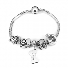 Stainless steel jewelry Pandor a Charms Bracelet wholesale