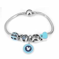 Stainless steel jewelry Pandor a Charms Bracelet wholesale