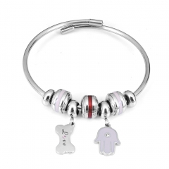 Stainless steel jewelry Pandor a Charms Bracelet wholesale