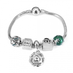 Stainless steel jewelry Pandor a Charms Bracelet wholesale