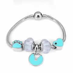 Stainless steel jewelry Pandor a Charms Bracelet wholesale