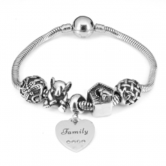 Stainless steel jewelry Pandor a Charms Bracelet wholesale
