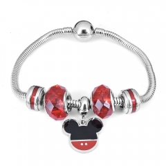 Stainless steel jewelry Pandor a Charms Bracelet wholesale
