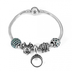 Stainless steel jewelry Pandor a Charms Bracelet wholesale