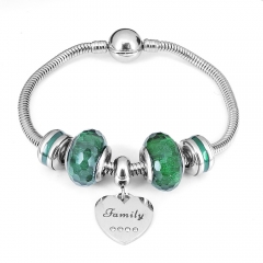 Stainless steel jewelry Pandor a Charms Bracelet wholesale