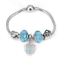 Stainless steel jewelry Pandor a Charms Bracelet wholesale