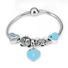 Stainless steel jewelry Pandor a Charms Bracelet wholesale