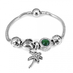 Stainless steel jewelry Pandor a Charms Bracelet wholesale