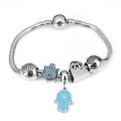 Stainless steel jewelry Pandor a Charms Bracelet wholesale