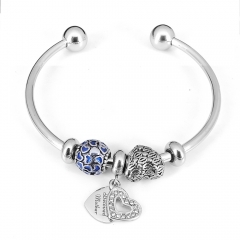 Stainless steel jewelry Pandor a Charms Bracelet wholesale