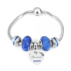 Stainless steel jewelry Pandor a Charms Bracelet wholesale