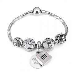 Stainless steel jewelry Pandor a Charms Bracelet wholesale