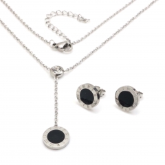 Stainless steel jewelry set Necklace and earrings Wholesale
