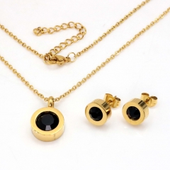 Stainless steel jewelry set Necklace and earrings Wholesale