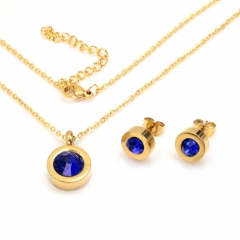 Stainless steel jewelry set Necklace and earrings Wholesale