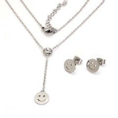 Stainless steel jewelry set Necklace and earrings Wholesale
