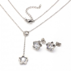 Stainless steel jewelry set Necklace and earrings Wholesale