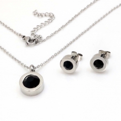 Stainless steel jewelry set Necklace and earrings Wholesale