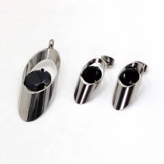 Stainless steel jewelry set Pendants and earrings Wholesale